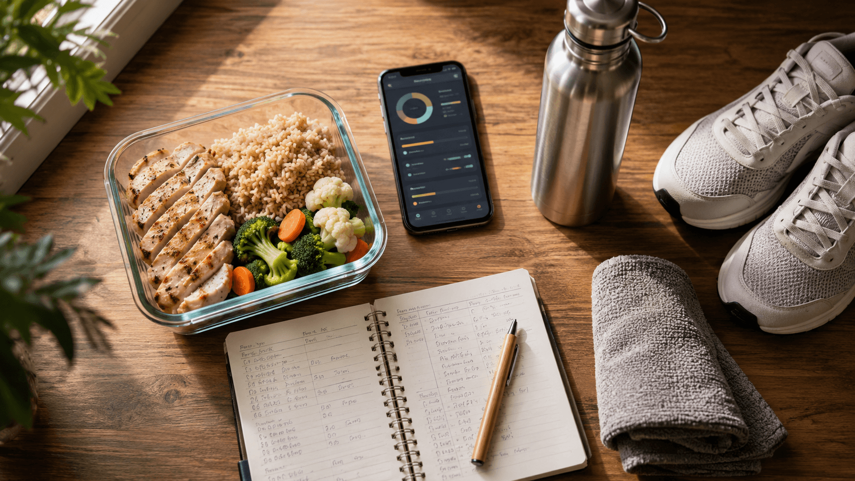 The daily habits that define personal responsibility in fat loss — meal prep, honest food tracking, consistent training, and confronting the data rather than avoiding it