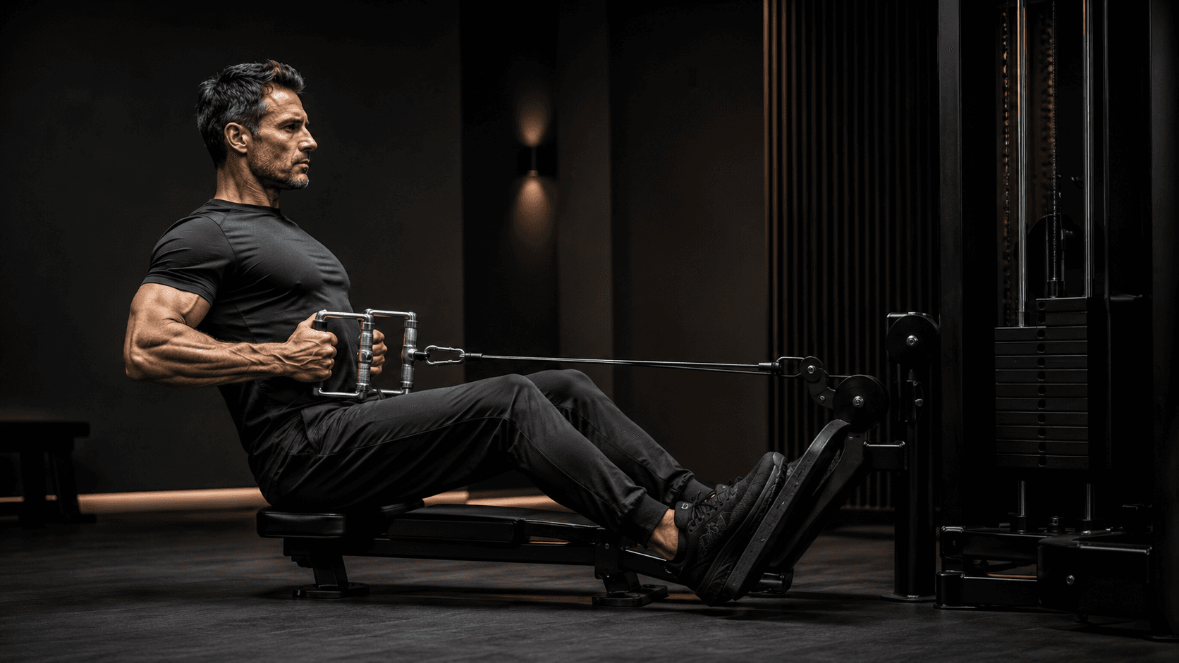 People of different ages and fitness levels performing resistance training exercises