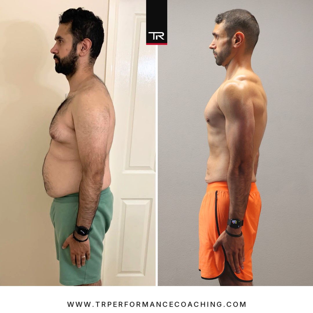 Akash side profile, before and after