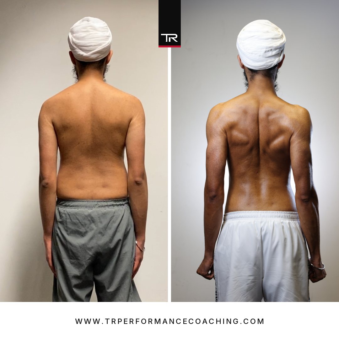Jawand back — before and after
