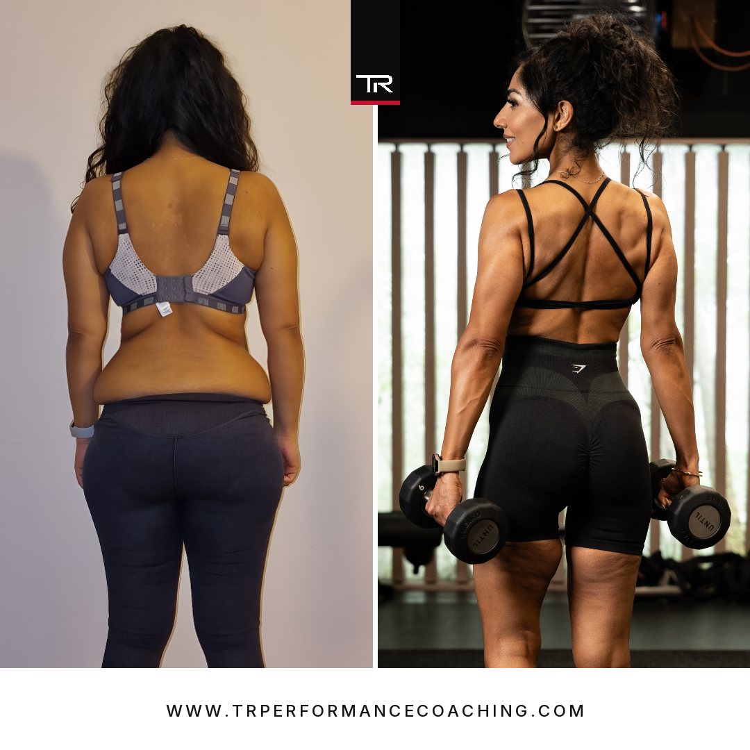 Priya back — before and after